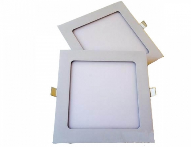 12 W-os süllyesztett natúr fehér, négyzet alakú LED-es mennyezetlámpa