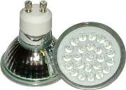 GU10 izz� 24 LED-del hideg feh�r