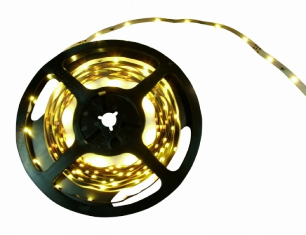 LEDmaster Prémium 30 LED/méteres 12 V-os beltéri meleg fehér LED szalag 5 m / tekercs 