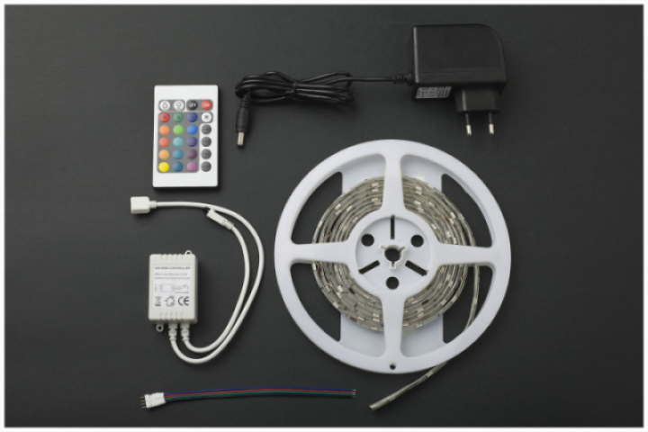 LEDmaster Prémium Vízálló RGB 60 LED/méteres LED szalag szett 
