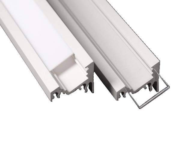 LEDmaster Sarok aluprofil víztiszta fedéllel 30-60° 