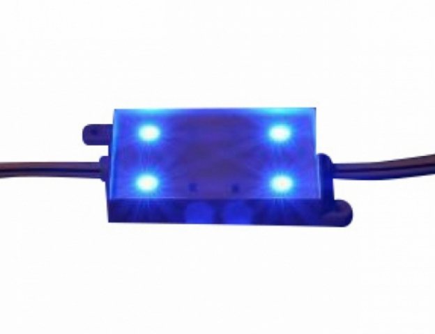 LEDmaster Prémium 4 LED/db 12 V-os vízálló kék LED modul 