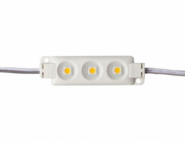 LEDmaster Prémium 3 LED/db 12 V-os vízálló meleg fehér LED modul 