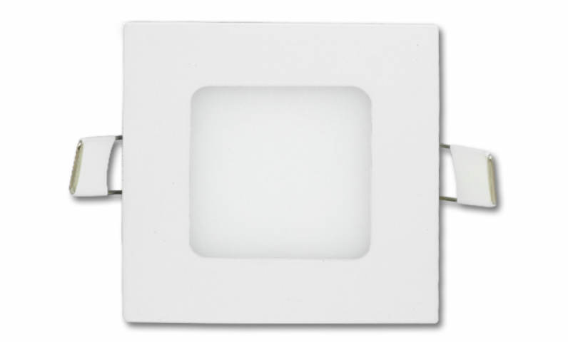 MasterLED Proma 6 W-os süllyesztett meleg fehér, négyzet alakú LED-es mennyezetlámpa 
