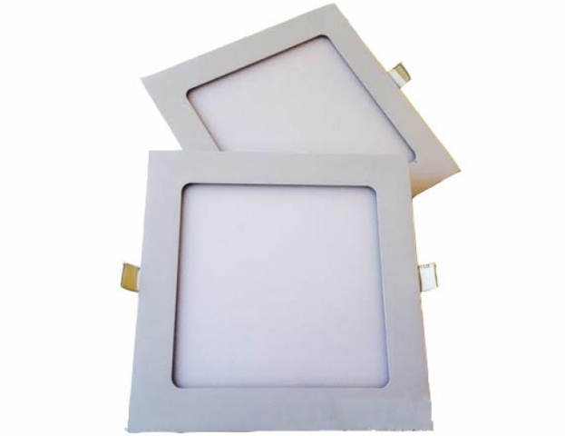 MasterLED Proma 12 W-os süllyesztett hideg fehér, négyzet alakú LED-es mennyezetlámpa 