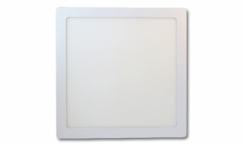 MasterLED 24 W-os falon kívüli natúr fehér, négyzet alakú LED-es mennyezetlámpa 