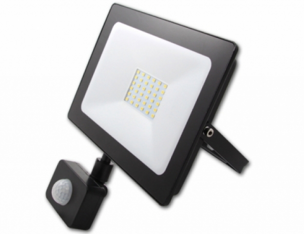 MasterLED Mozgásérzékelős LED reflektor 30 W-os natúr fehér 