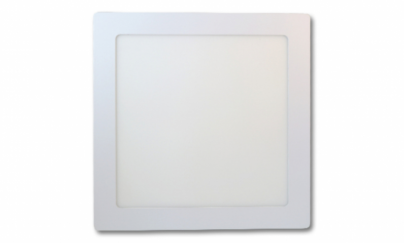MasterLED 18 W-os falon kívüli natúr fehér, négyzet alakú LED-es mennyezetlámpa 