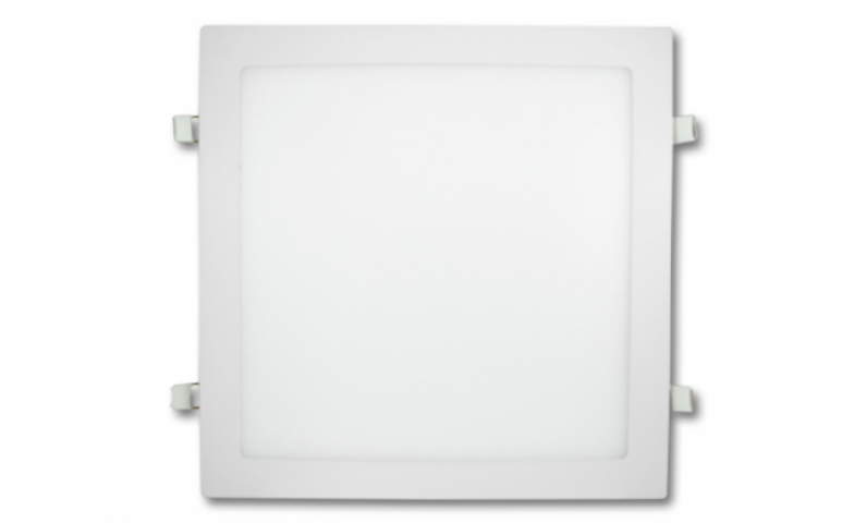 MasterLED Proma 24 W-os süllyesztett meleg fehér, négyzet alakú LED-es ...