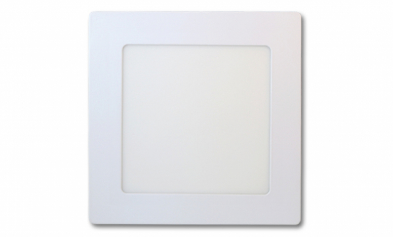 MasterLED 6 W-os falon kívüli natúr fehér, négyzet alakú LED-es mennyezetlámpa 