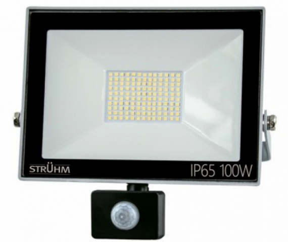 Strühm Kroma 100 W-os mogásérzékelős hidegfehér LED reflektor 