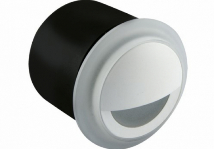 Strühm Kami kör alakú, hideg fehér, fehér beltéri LED-es lépcső világítás 