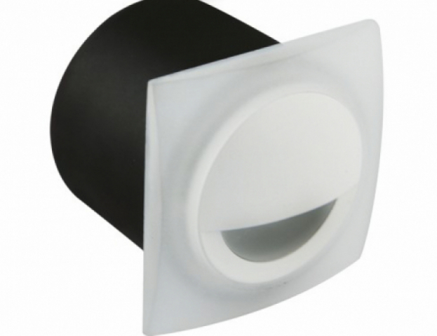 Strühm Kami négyzet alakú, natúr fehér, fehér beltéri LED-es lépcső világítás 