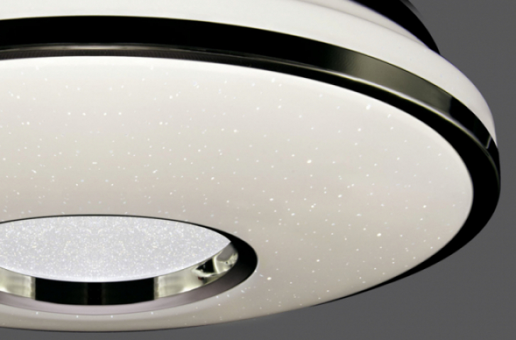 Strühm Opera 24 W-os ø395 mm kör alakú natúr fehér mennyezeti lámpa IP44-es védettségű