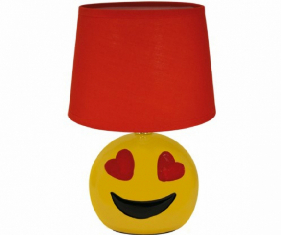 Strühm Emoji asztali lámpa piros 