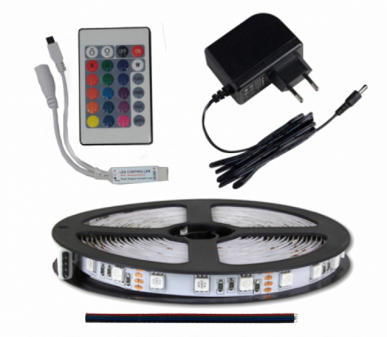 MasterLED Beltéri RGB 60 LED/méteres LED szalag szett 