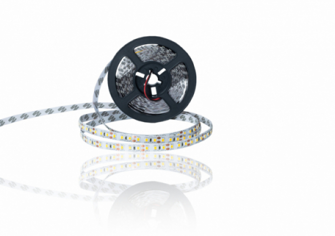 LEDmaster ECO 120 LED/méteres 12 V-os beltéri meleg fehér LED szalag 