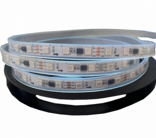 LEDmaster Prémium 60 LED/méteres 12 V-os digitális vízálló RGB 5050 LED szalag 