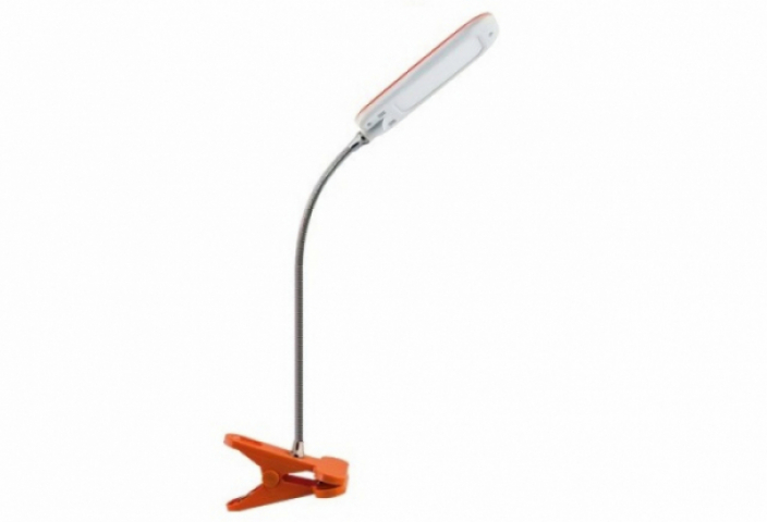 Strühm Dori LED asztali lámpa narancs csíptetős