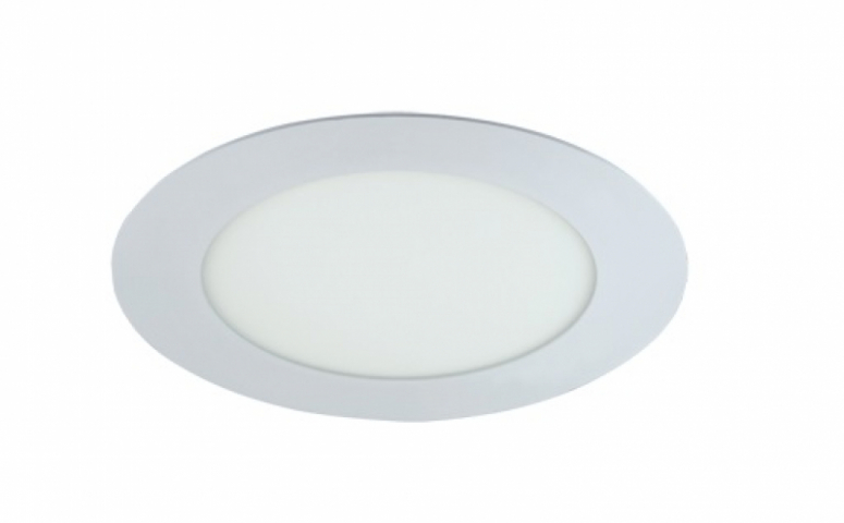 Strühm Slim 6 W-os süllyesztett hideg fehér, fehér színű kör alakú LED-es mennyezetlámpa 