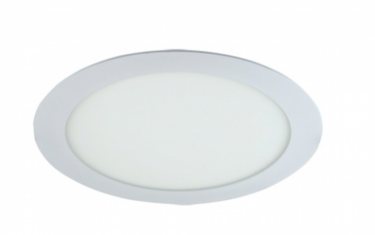 Strühm Slim 15 W-os süllyesztett meleg fehér, fehér színű kör alakú LED-es ...