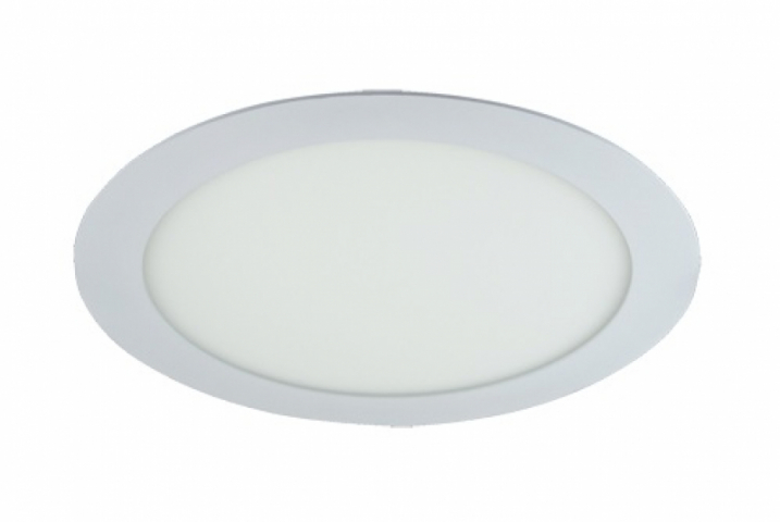 Strühm Slim 18 W-os süllyesztett meleg fehér, fehér színű kör alakú LED-es ...