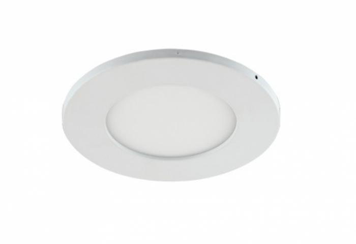 Strühm Slim Iron 3 W-os süllyesztett natúr fehér, fehér színű kör alakú LED-es mennyezetlámpa