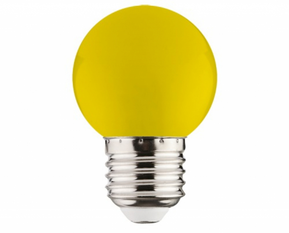 Strühm Rainbow Led sárga E27-es foglalatú 1W-os LED-es izzó