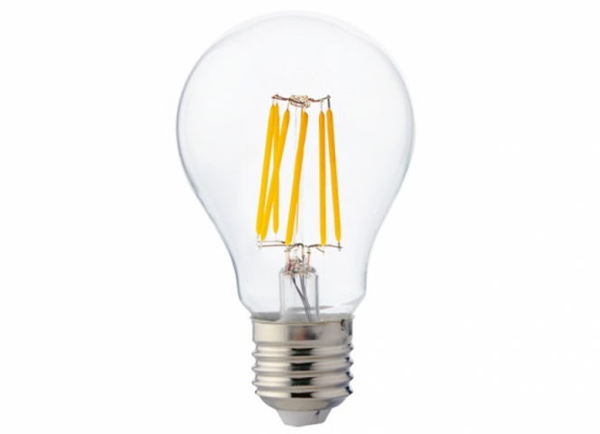 Strühm Filament Led 6 W-os meleg fehér, E27-es foglalattal 