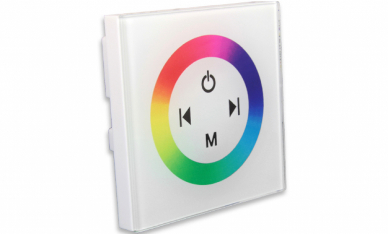 MasterLED - Falba süllyeszthető RGB távirányító beépített vezérlővel 