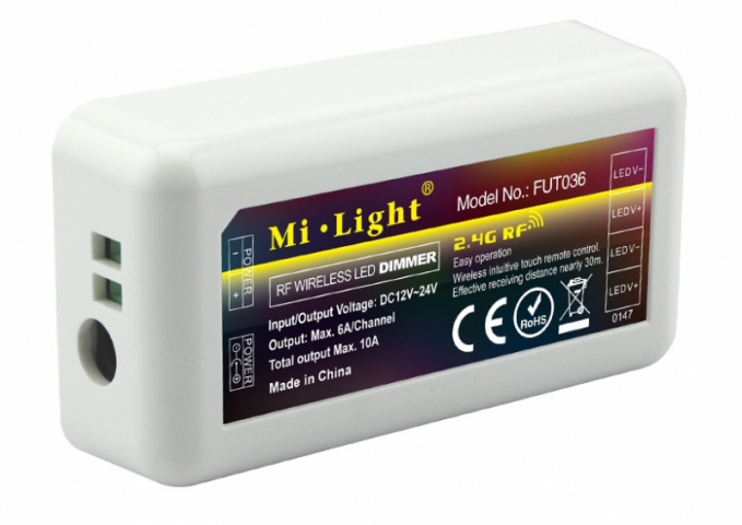 MI-LIGHT 4 ZÓNÁS DIMMER VEZÉRLŐ