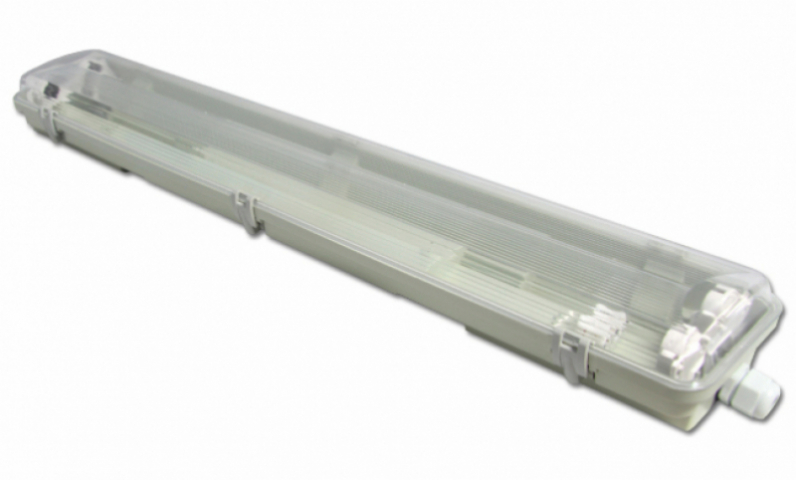MasterLED 60 cm-es armatúra 2x9 W-os LED natúrfehér fénycsövekkel 