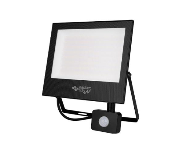 MasterLED Tiga 100 W-os natúrfehér mozgásérzékelős LED reflektor 
