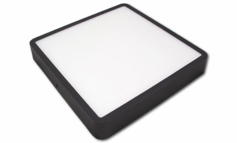 MasterLED Orto 24 W-os négyzet alakú natúr fehér, fekete színű led panel 