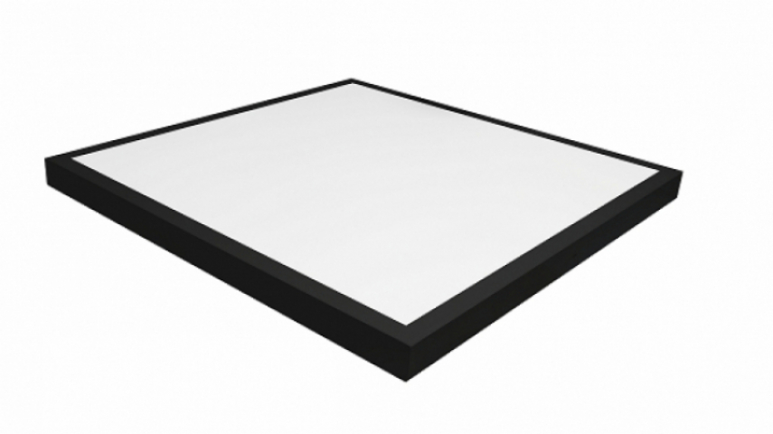 MasterLED 40 W-os szögletes 60x60 cm natúr fehér, fekete keretes falon kívüli led panel 