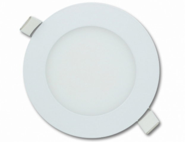 EcoLight 12 W-os süllyesztett natúr fehér, kör alakú LED-es mennyezetlámpa 