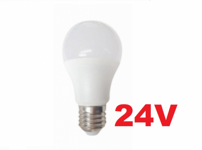 ECOLIGHT E27-ES FOGLALATÚ 10 W-OS 24V LED-ES IZZÓ NATÚR FEHÉR CLASSIC