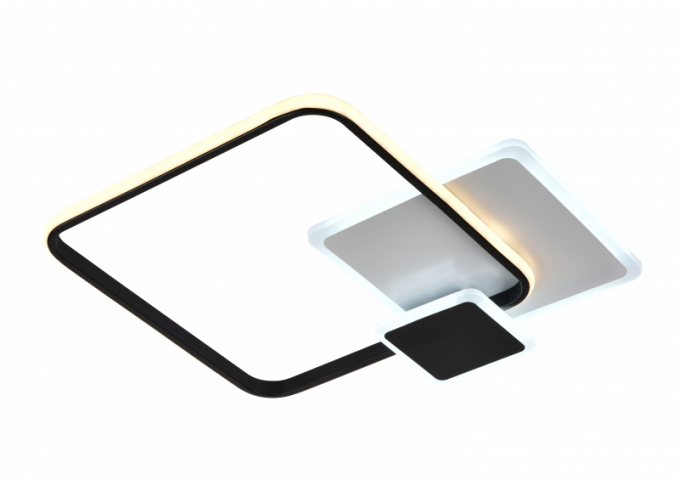 Lucero Zoard 100 W-os, 50 cm átmérőjű fehér LED távirányítós és mobil applikációval vezérelhető mennyezeti lámpa