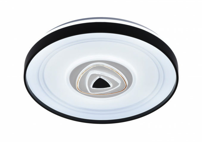 Lucero Olivia 84 W-os, 50 cm átmérőjű fehér LED távirányítós és mobil applikációval vezérelhető mennyezeti lámpa