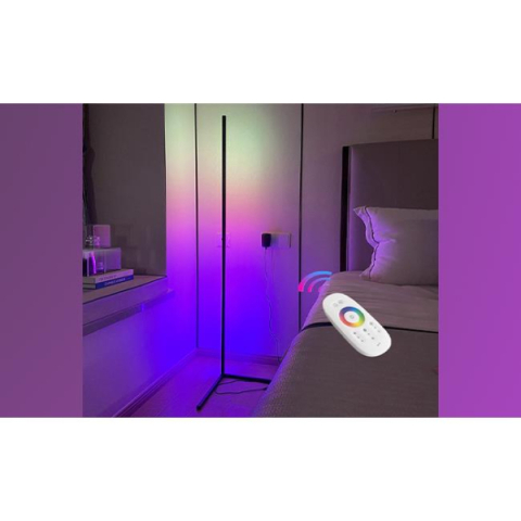 MasterLED Sarok RGB falmosófény 140 cm fehér színű kerettel