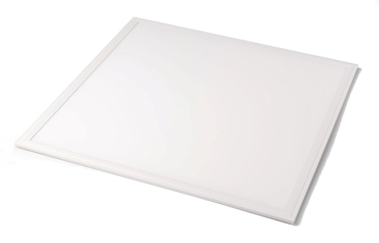 EcoLight 595x595-ös süllyesztett 40 W-os natúr fehér LED panel fehér kerettel