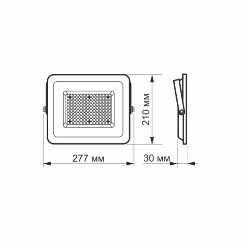 VIDEX F2E 100 W-OS NATÚRFEHÉR LED REFLEKTOR