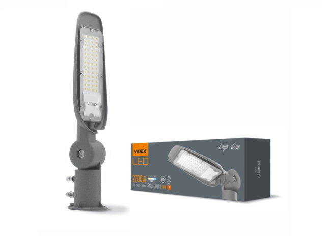 Videx LED 30 W-os forgatható utcai lámpa 