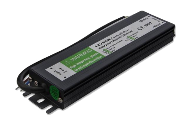 Masterled 80 W-os vízálló tápegység, 6,66 Amper, 12 VDC