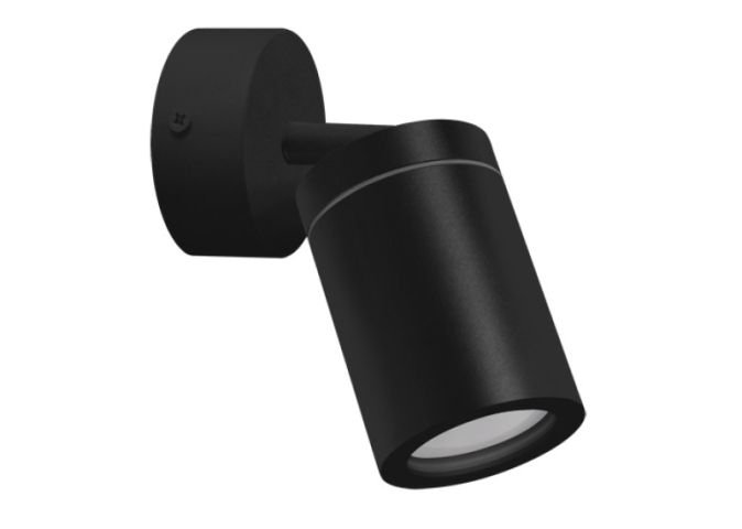 Strühm Tenor 1C fekete színű fürdőszobai lámpa GU10-es foglalattal 