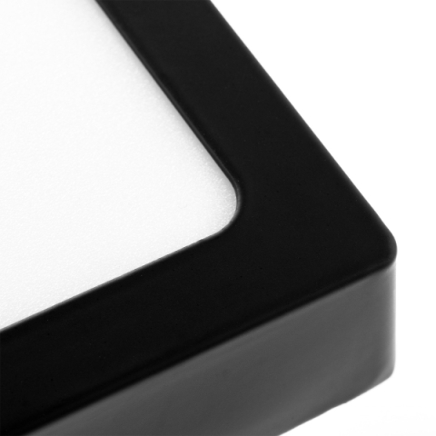 MasterLED Proma Falon kívüli ledes mennyezetlámpa 18 W natúr fehér, fekete négyzet