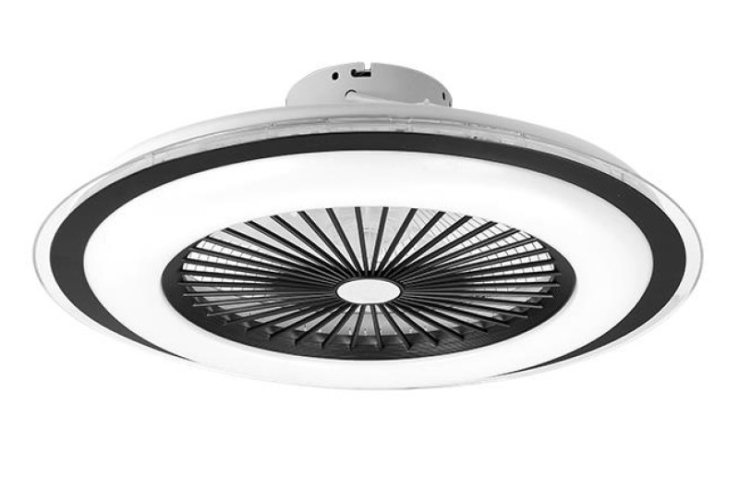 MasterLED Rodos 72 W-os, 600 mm fekete-fehér LED távirányítós mennyezeti lámpa ...