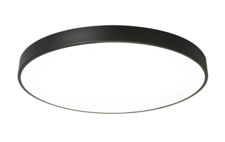 MasterLED Vesna 40 W-os ø400 mm fekete színű kerek natúr fehér mennyezeti lámpa IP20-as ...