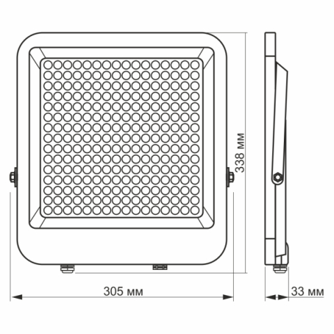 VIDEX F2 200 W-OS, 5000K,24 000LM, LED REFLEKTOR