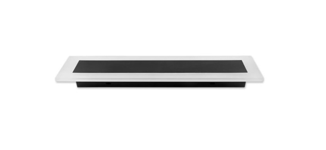 MasterLED Durango 45 W-os fekete, 150 cm-es, kültéri oldalfali lámpa 
